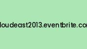 Cloudeast2013.eventbrite.com Coupon Codes