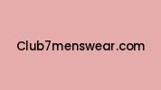 Club7menswear.com Coupon Codes