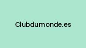 Clubdumonde.es Coupon Codes