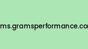 Cms.gramsperformance.com Coupon Codes