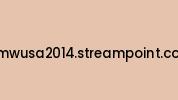 Cmwusa2014.streampoint.com Coupon Codes