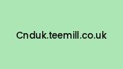 Cnduk.teemill.co.uk Coupon Codes