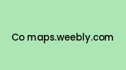 Co-maps.weebly.com Coupon Codes