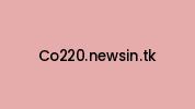Co220.newsin.tk Coupon Codes