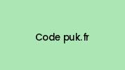 Code-puk.fr Coupon Codes