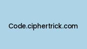 Code.ciphertrick.com Coupon Codes