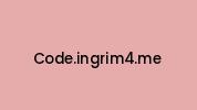 Code.ingrim4.me Coupon Codes