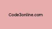 Code3online.com Coupon Codes