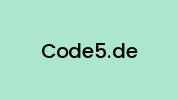 Code5.de Coupon Codes