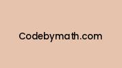 Codebymath.com Coupon Codes