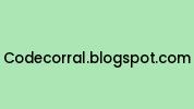 Codecorral.blogspot.com Coupon Codes