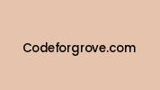 Codeforgrove.com Coupon Codes