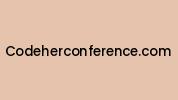 Codeherconference.com Coupon Codes