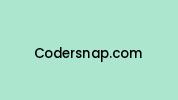 Codersnap.com Coupon Codes