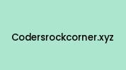 Codersrockcorner.xyz Coupon Codes