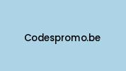 Codespromo.be Coupon Codes