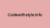 Codewithstyle.info Coupon Codes