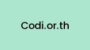 Codi.or.th Coupon Codes