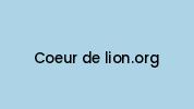 Coeur-de-lion.org Coupon Codes