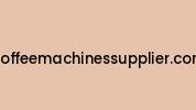 Coffeemachinessupplier.com Coupon Codes