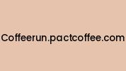 Coffeerun.pactcoffee.com Coupon Codes