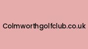 Colmworthgolfclub.co.uk Coupon Codes