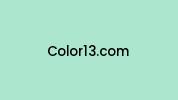 Color13.com Coupon Codes