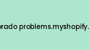 Colorado-problems.myshopify.com Coupon Codes