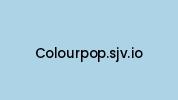 Colourpop.sjv.io Coupon Codes