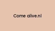 Come-alive.nl Coupon Codes