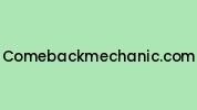 Comebackmechanic.com Coupon Codes