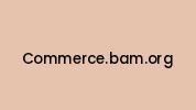 Commerce.bam.org Coupon Codes