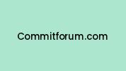 Commitforum.com Coupon Codes