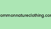 Commonnatureclothing.com Coupon Codes
