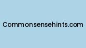 Commonsensehints.com Coupon Codes