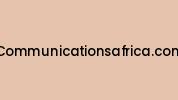 Communicationsafrica.com Coupon Codes