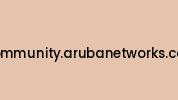 Community.arubanetworks.com Coupon Codes