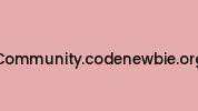Community.codenewbie.org Coupon Codes