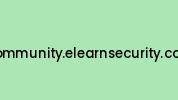 Community.elearnsecurity.com Coupon Codes