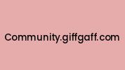 Community.giffgaff.com Coupon Codes