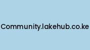 Community.lakehub.co.ke Coupon Codes