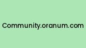 Community.oranum.com Coupon Codes