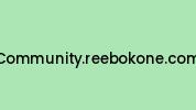 Community.reebokone.com Coupon Codes