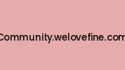 Community.welovefine.com Coupon Codes