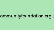 Communityfoundation.org.uk Coupon Codes