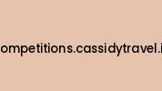 Competitions.cassidytravel.ie Coupon Codes