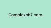 Complexob7.com Coupon Codes