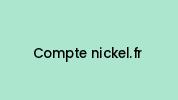 Compte-nickel.fr Coupon Codes
