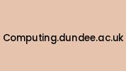 Computing.dundee.ac.uk Coupon Codes