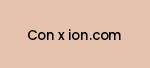 con-x-ion.com Coupon Codes